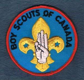 Boy Scouts Of Canada Embroidered Patch Badge  