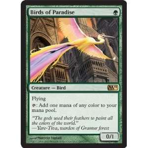    the Gathering   Birds of Paradise   Magic 2011   Foil Toys & Games
