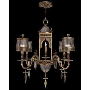  Fine Art Lamps Byzance 581840 Blown Glass 5LT 300w (36H x 