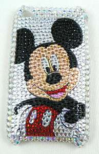 Mickey Mouse Skin Apple iphone 3G 3GS Rhinestone crystal bling hard 