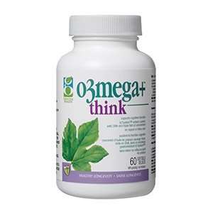 o3mega+ THINK  triple fish oil (60Capsules) Maximize Your Brain Power 