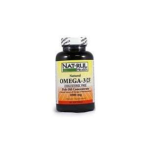  Nat Rul Omega 3 1000mg Fish Oil Softgels Cholesterol Free 