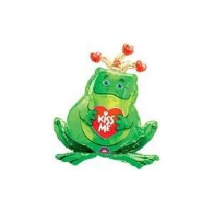  29 Frog Prince Kiss Me 6B56   Mylar Balloon Foil Health 