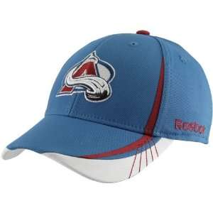  Reebok Colorado Avalanche Steel Blue Sudden Death Flex Hat 