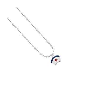  Nurse Hat Ball Chain Charm Necklace [Jewelry] Jewelry