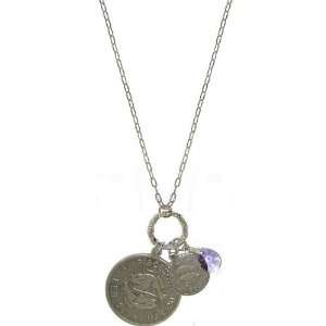  Zodiac Necklace In Burnished Silver Cora Hysinger 