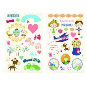 Fancy Pants Designs   Childish Things Collection   Chipboard Stickers 