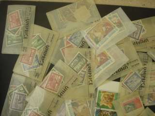 Worldwide 1 Box Glassines MNH Used Superb Variety Clean  