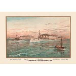 Navy 2nd Class Cruisers (1899)   Colombia   16x24 Giclee Fine Art 