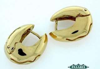 Stunning 14k Yellow Gold Huggie Earrings MUST SEE  