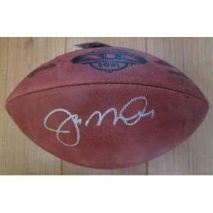 Joe Montana Signed Ball   Super Bowl XIX HOLO   Autographed Footballs 