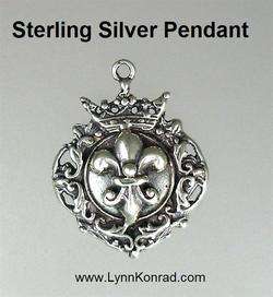 LG Antique FRENCH ST JOAN of ARC Sterling Silver Medal  