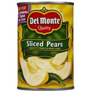 Del Monte Sliced Bartlett Pears in Heavy Syrup, 15.25 oz, 24 pk 
