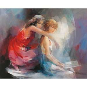  Two Girl Friends Ii   Poster by Willem Haenraets (19.75 x 