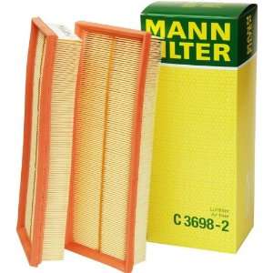  Mann Filter C 3698 2 Air Filter (Set of 2) Automotive
