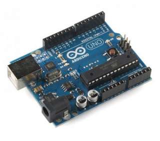 Arduino Uno ATmega328 Board with USB Cable, Battery Pack and 9v Power 