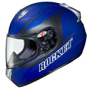  Joe Rocket Edge Helmet   Medium/Flat Blue/Black 