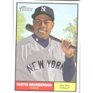  2010 Topps Heritage #37 Curtis Granderson   Detroit Tigers 