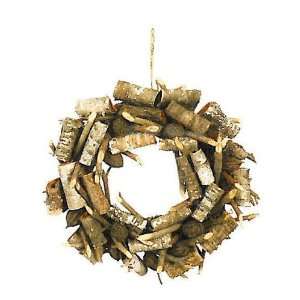  Bark, Twig Wreath, Artificial Silk, Home Decor, 2pcs