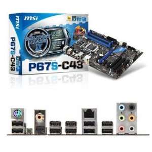  New MSI Intel P67 Socket 1155   P67SC43B3 Electronics