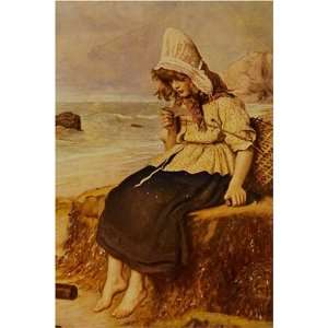 Message from the Sea by Sir John Everett Millais, 17 x 20 Fine Art 