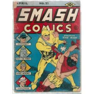 SMASH COMICS # 21, 1.0 FR Quality Comics  Books