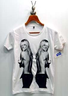 Kate Moss Finger Flip Punk Rock T Shirt Blondie Heidi S  