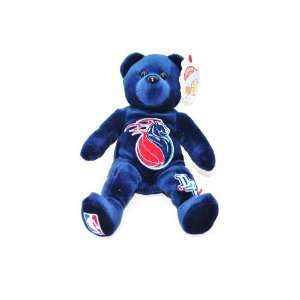   8IN BLUE SPECIAL FABRIC BASKETBALL PLUSH TEDDY BEAR 