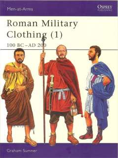 Roman Military Clothing (1) Osprey Military History Book FREE SHIP 