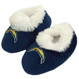  SAN DIEGO CHARGERS OFFICIAL LOGO BABY BOOTIE SLIPPERS 12 