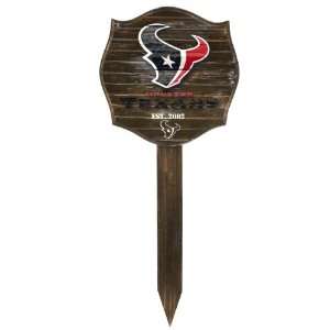  NFL Houston Texans Stake Wood Sign
