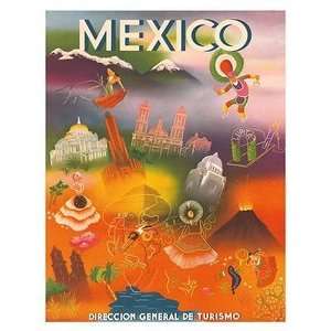  World Travel Poster Direccion General de Turismo Mexico 9 