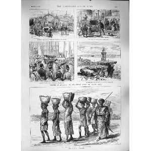  1889 SLAVE GANG ZANZIBAR AUSTRALIA FERNERY SYDNEY