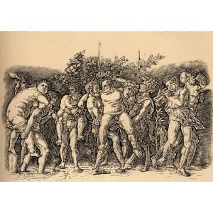   Mantegna   24 x 16 inches   Bacchanal with Silenus