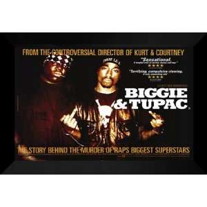  Biggie and Tupac 27x40 FRAMED Movie Poster   Style A