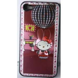   Kitty Shiny iPhone 4 Hard Back Case (Disco) Cell Phones & Accessories