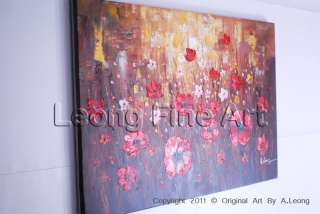 Abstract Oil Painting Modern Palette Knife Canvas Art  