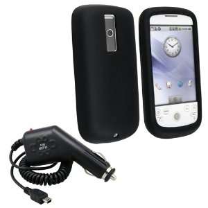   BLACK SKIN CASE + CHARGER FOR HTC MYTOUCH 3G G2 TMOBILE Electronics