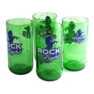  Recycled Rock Light Tumbler Glasses (Set of 4) Kitchen 