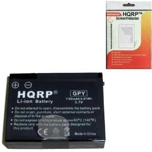  HQRP 1100mAh Battery compatible with SkyGolf BAT 00022 1050 GPS 