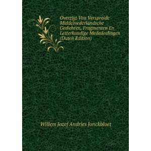   Mededeelingen (Dutch Edition) Willem Jozef Andries Jonckbloet Books