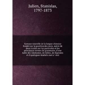   apologues traduits mot aÌ? mot Stanislas, 1797 1873 Julien Books