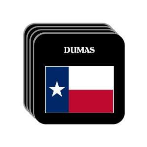  US State Flag   DUMAS, Texas (TX) Set of 4 Mini Mousepad 