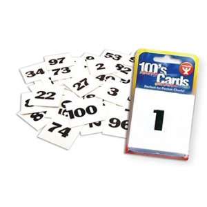  100s Cards for Pocket Chart Toys & Games