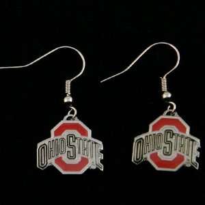  Ohio State Buckeyes Team Dangle Earrings Sports 