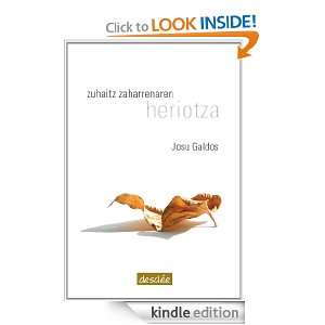 Zuhaitz zaharrenaren heriotza (Basque Edition) Josu Galdos Kazabon 