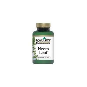 Neem Leaf 500 mg 100 Caps by Swanson Premium