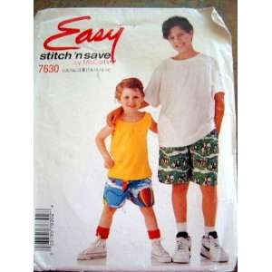  EASY STITCH N SAVE #7630 SZ 7 14 CHILDRENS AND BOYS T 