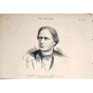    Portrait Doctor Benson Bishop Truro Canterbury 1882