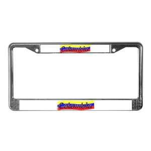  Colombia Tricolor Spanish License Plate Frame by  